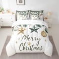 thumbnail image 2 of Merry Christmas 7 Pieces Full Comforter Set,Rustic Christmas Tree Bed in a Bag Comforter & Sheet Set All Season,Christmas Tree Stars Bedding Sets with Comforter,Sheets,Pillowcases & Shams, 2 of 5