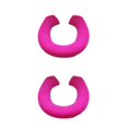 thumbnail image 4 of Thinsony Acrylic Fibers Made Toilet Mat Removable And Fits Most Toilets U Shape Rose Red 2Set, 4 of 6