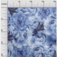 thumbnail image 2 of oneOone Cotton Flex Medium Blue Fabric Floral Sewing Craft Projects Fabric Prints By Yard 40 Inch Wide, 2 of 4