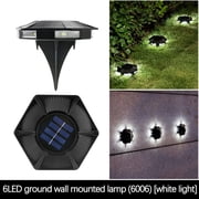 Outdoor Solar Pathway Light Led Underground Landscape Lighting | Solar Powered Ground Light for Walkway Garden | Auto on Off Decorative Lights for Sidewalk Patio Yard