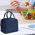 thumbnail image 2 of Portable Lunch Box Insulation Bag Handhold Waterproof Lunch Bag for Students and Office Workers, 2 of 6