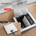 thumbnail image 4 of Floor Socket, Concealed 2 X 3 Prong and USB A USB C Port Recessed Floor Socket  for Work Space or Home Setting, 4 of 7