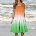 thumbnail image 4 of Yuyuzo Robes d'Été pour Femmes Robe Décontractée d'Été pour Femmes Sans Manches à Col Rond Tunique Ample Robe Débardeur Robe Bohème de Plage pour les Vacances, 4 of 7
