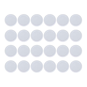 Couvercles à Ouverture Régulière pour Couvercles de Pots Mason, Capuchons de Rangement en Plastique pour Pots de Mise en Conserve Mason et Plus, Standard, Dia 70 mm
