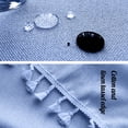 thumbnail image 4 of Birdeem Table Cloths Rectangle,60%Cotton,40%Linen Tablecloths with Fringe for Small Tables, 55X55 Inch Linen Sqaure Table Cloth for Wedding, Party, Indoor,Outdoor, Machine Washable, 4 of 8