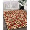 thumbnail image 3 of Ahgly Company Machine Washable Indoor Rectangle Transitional Yellow Orange Area Rugs, 7' x 10', 3 of 7