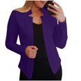 thumbnail image 5 of cfhntfmh Plus Size Cardigan for Women Fashion Open Front Long Sleeve Tunci Shirts Fall Formal Work Office Cardigans, 5 of 5