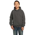 thumbnail image 1 of Gildan Boys Long Sleeve Front Pouch Pocket Hooded Sweatshirt. 18500B, 1 of 1