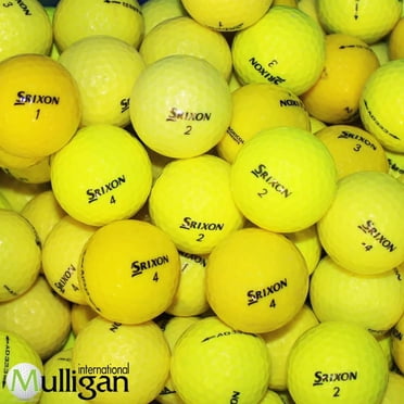 Mulligan - 50 Srixon Mix 5A/4A Recycled Used Golf Balls, Yellow