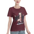 thumbnail image 2 of T-Shirt Basique à Manches Courtes pour Femmes Demon Slayer Blade Nidouzi, 2 of 6