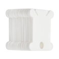 thumbnail image 2 of Planche d'Enroulement Bobines de Fil Dentaire Bobine de Cordon Fil Bobine de Cordon Enrouleur Polyvalent Simplement Utilisé Couture Broderie Bricolage Accessoire Rangement Blanc 100 Pcs, 2 of 8
