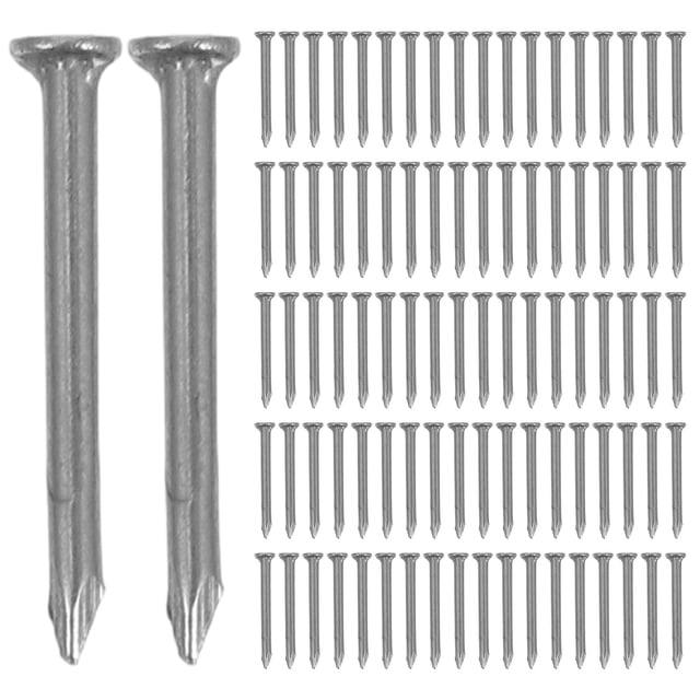1 Sac Ongles en Ciment Ongles en Acier Inoxydable Ongles en Béton Pointe Ongles Assortis Petits Ongles Ongles de Finition Ongles Assortis Kit d'Ongles Pointe Point Ongles