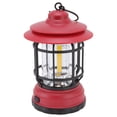 thumbnail image 1 of Camping Lantern, Portable LED Camping Lantern COB Wick Light Source Hangable Hook Design ABS Material  For Tent For Outdoor Red, 1 of 8