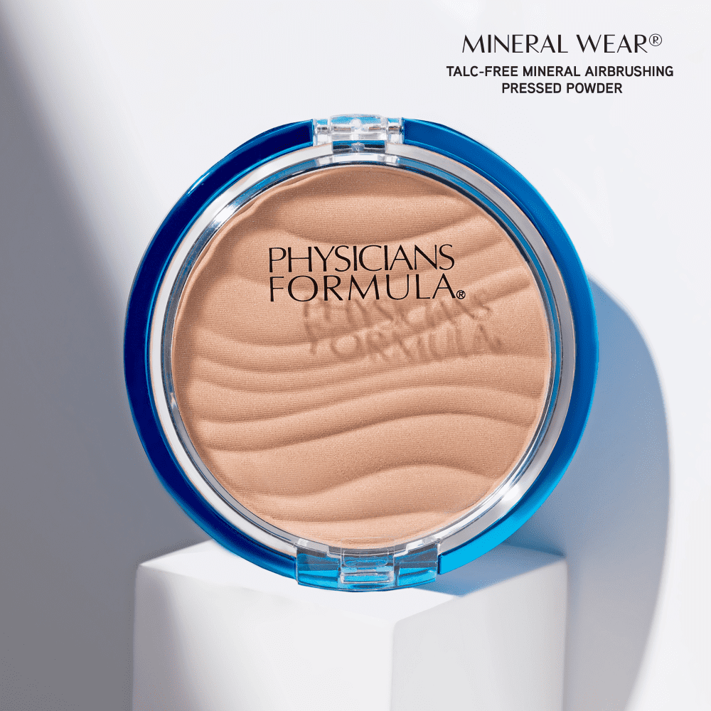 Physicians Formula Mineral Wear No Talc, Mineral Airbrushing Pressed Powder, Translucent