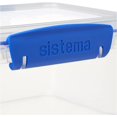 thumbnail image 3 of Sistema Klip It 33.8-Ounce Rectangular Food Container, Clear, 3 of 8