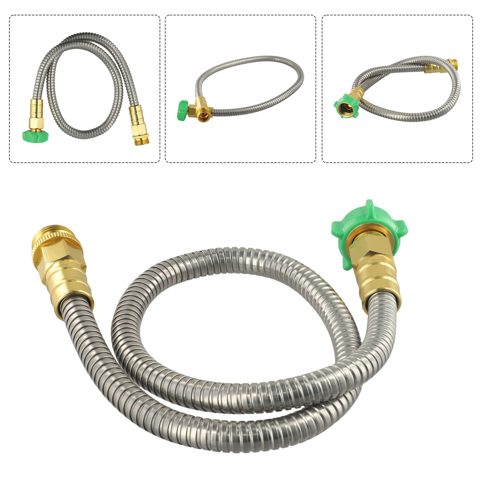 Hose Heavy Duty Weatherproof Stainless Steel Hose Water Garden Hose Metal Design