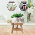 thumbnail image 4 of MasteelfCA 1 Pce Support de Pot de Fleurs Étagère en Bois Support de Pot de Fleurs Balcon Cour Déco, 4 of 8