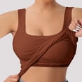 thumbnail image 2 of Yuyuzo Womens Tank Top Ribbed Knit Sleeveless Racerback V Neck Spaghetti Strap Cropped Tops Layering Tees, 2 of 7