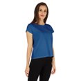 thumbnail image 3 of Inkmeso Solid Short Sleeve Basic T-Shirt For Womens Patch Pocket Casual Summer Basic Top, 3 of 7