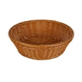 thumbnail image 2 of Plastic Storage Basket Plastic Imitation Vines Storage Basket Multicolor Woven Tray for Fruit Vegetables Snacks Bread and Multi-Functional Home Organization,L(1PCS) JASKFLY, 2 of 7