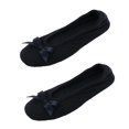 thumbnail image 1 of CTM® Pantoufle Ballerine en Éponge pour la Maison (Lot de 2) (pour Femmes), 1 of 3