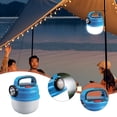 thumbnail image 2 of RXIRUCGD Solar Camping Lantern, USB Rechargeable Tent Light, Portable Flashlight for Camping, Hiking, 2 of 7