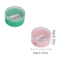 thumbnail image 3 of Dvkptbk Round Mini Pencil Sharpener Color Transparent Hole Pencil Sharpener for Pupils Children Stationery Sharpener, 3 of 6