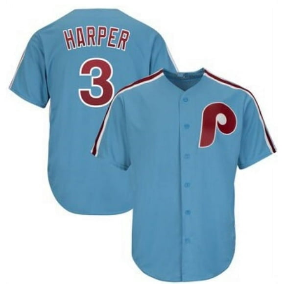 Phillies Harper #3 Chandail de Baseball pour Adulte - Unisexe _L