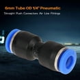 thumbnail image 3 of Connecteur Pneumatique, 20pcs 6mm Tube OD Raccords de Tube Pneumatique de Connecteur de Poussée Droite Multifonctionnel, 3 of 8