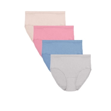 Fruit of the Loom Women's Ultra Soft Modal Low-rise Brief, 4-Pack