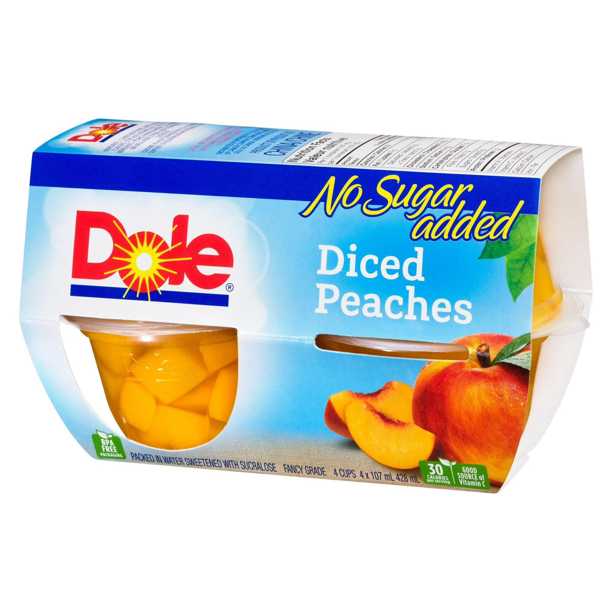 Dole Diced Peaches in Water