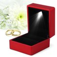 thumbnail image 1 of HURRISE 4 Colors Fashionable LED Lighted Ring Storage Box Jewelry Display Case Gift, Ring Display Box, Ring Case, 1 of 9