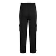 thumbnail image 4 of Amzcrzy Cargo Pants for Men Men Solid-Color Loose Drawstring Elastic Waist Multi-Pocket Workwear Sports Pants Sweatpants for Men Men's Pants Men's Sweatpants Track Pants Men Men's Cargo Pants, 4 of 6