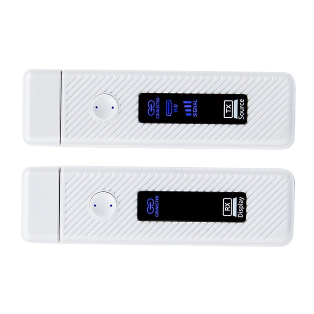 Wireless HD Multimedia , 4K Decode 1080P Output 5G 2.4G Portable HD Multimedia Extender Kit Plug and Play for Projector TV Box