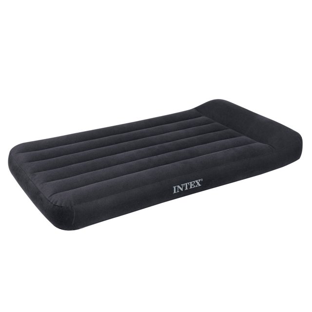 Intex Twin Classic Pillow Rest Air Mattress Bed With Built In Pump (5 Pack)