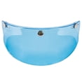 thumbnail image 1 of jinwen 3-Snap Helmet Peak Open Face Retro Sun Shade Protector ,15cm X 5cm Transparent Blue, 1 of 8