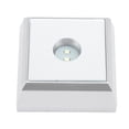 thumbnail image 2 of Led Base Led Holder Plastic Square Led Lamp Base Stand Holder For  Acrylic Statue Display Silver White Light, 2 of 8