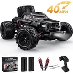 AUOSHI 1:16 Brushless Remote Control Car – 40+MPH Fast Off-Road RC Toy Truck, 4WD All-Terrain, 70 Min Runtime w/ 2 Batteries, LED Lights, Waterproof, Full Metal Drive Shaft – Gift for Kids & Adults