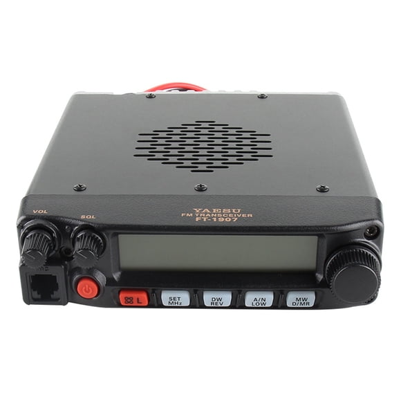 YAESU FT-1907R Mobile Radio 55W 400-470MHz UHF FM Car Truck Transceiver for Outdoor Sports Travel Driving