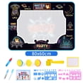 thumbnail image 1 of SIYTUAU Neon Color Washable Art Mat Educational Water Canvas 31.5X23.6 Inches Creative Drawing Tool Travel Friendly Painting Activity Set D, 1 of 8