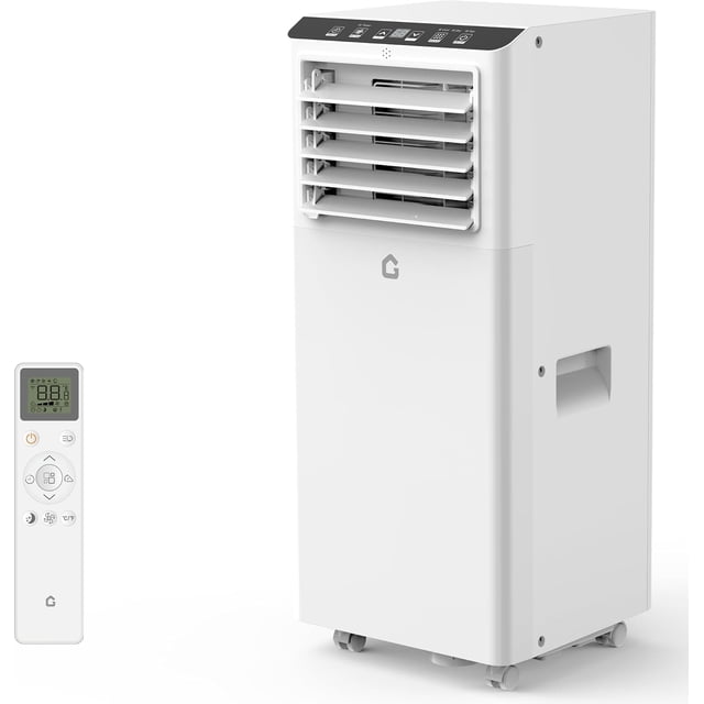 8,000 BTU Portable Air Conditioners, Portable AC Unit with Follow me Mode, Floor AC Unit up to 350 sq.ft, Remote Control, 24H Timer, Room Office Garage