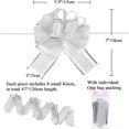 thumbnail image 4 of HLONK 10 PCS Large Pull Bow Gift Wrapping Bows  Pull Bow with Ribbon for Wedding Gift Baskets  Party Gift Wrap Bows  Presents Decorating Bows Blue, 4 of 5