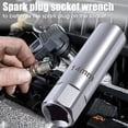 thumbnail image 4 of Thin Wall Magnetic 14mm Spark Plug Socket Wrench 12Point Drive I4 K8J9 38in, 4 of 8