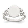 thumbnail image 1 of Bague Chevalière en Argent Sterling 925, 1 of 2