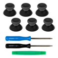 thumbnail image 1 of Xbox One Controller Joystick Replacement - 6PCS Thumbsticks Analog Thumb Sticks Parts - Ultra Durable with T6 and T8h Repair Screwdriver Kit for Xbox One Controller, 1 of 5