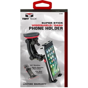 Tuff Tech Super Pare-brise & Porte-téléphone Dash Mount