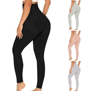 QATAINLAV Butt Lifting Leggings pour les femmes haute taille Seamless Workout Yoga Pantalons Gym Tummy Control Courir serré Legging Pantalon Deal of The Day Liquidation Black L