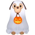 thumbnail image 1 of Airblown Beagle Dog in Ghost Costume, 1 of 6
