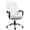 White, variant on HOMCOM Executive Office Chair PU Leather Reclining Chair with Arms Black