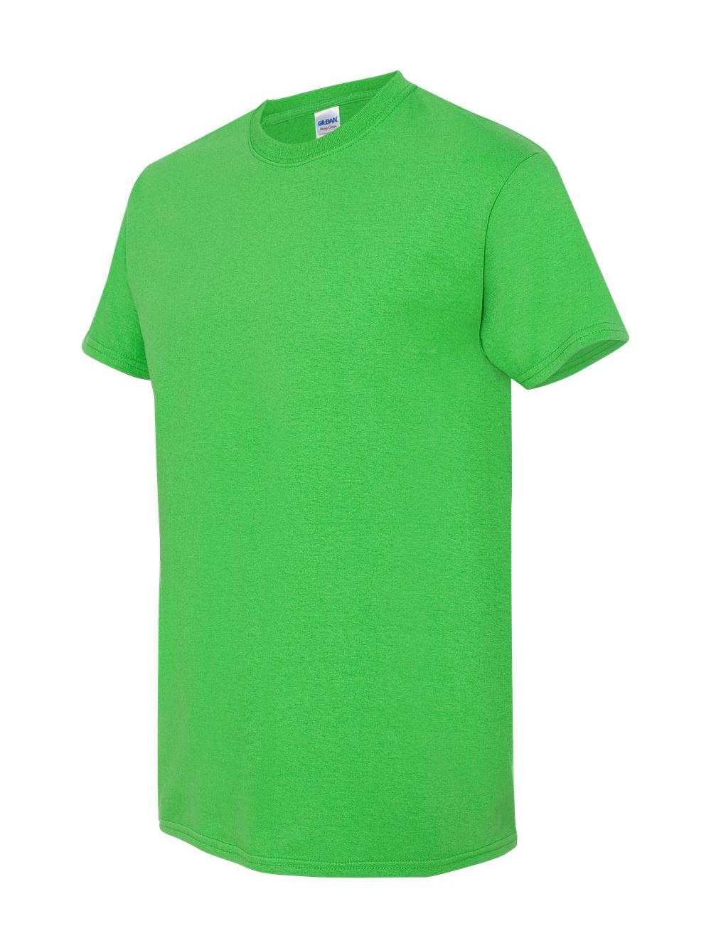 Gildan - T-Shirt en Coton Épais - 5000 - Vert Électrique - Taille : m